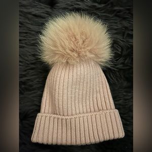 Moncler wool beanie with Pom Pom